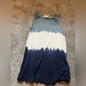 Xs blue ombré tank top